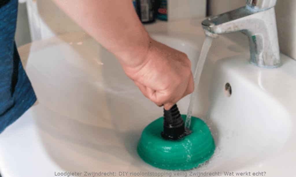Diy Rioolontstopping Veilig Zwijndrecht