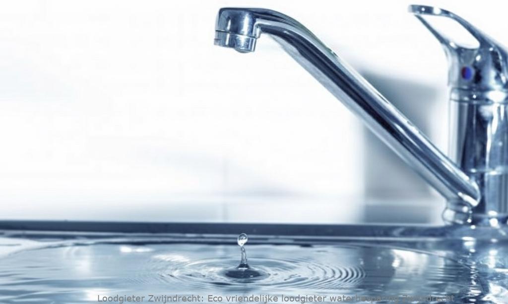 Eco Vriendelijke Loodgieter Waterbesparing Zwijndrecht
